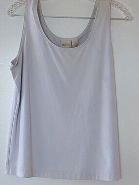 NWOT Chico's Microfiber Tank White  Size 2